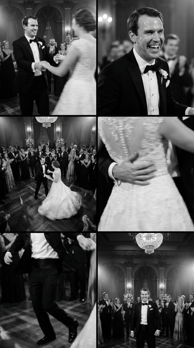 Momente vom ersten Tanz – Collage